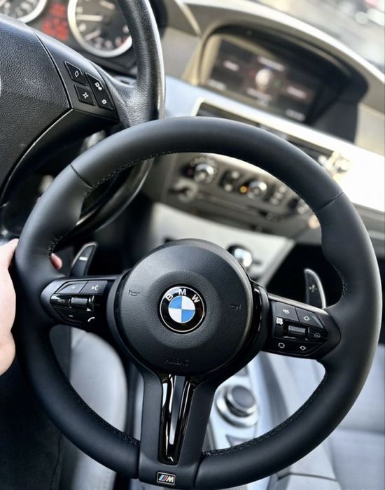 Руль на BMW чёрный на E90 E70 E83 E85 / руль на bmw e / руль бмв