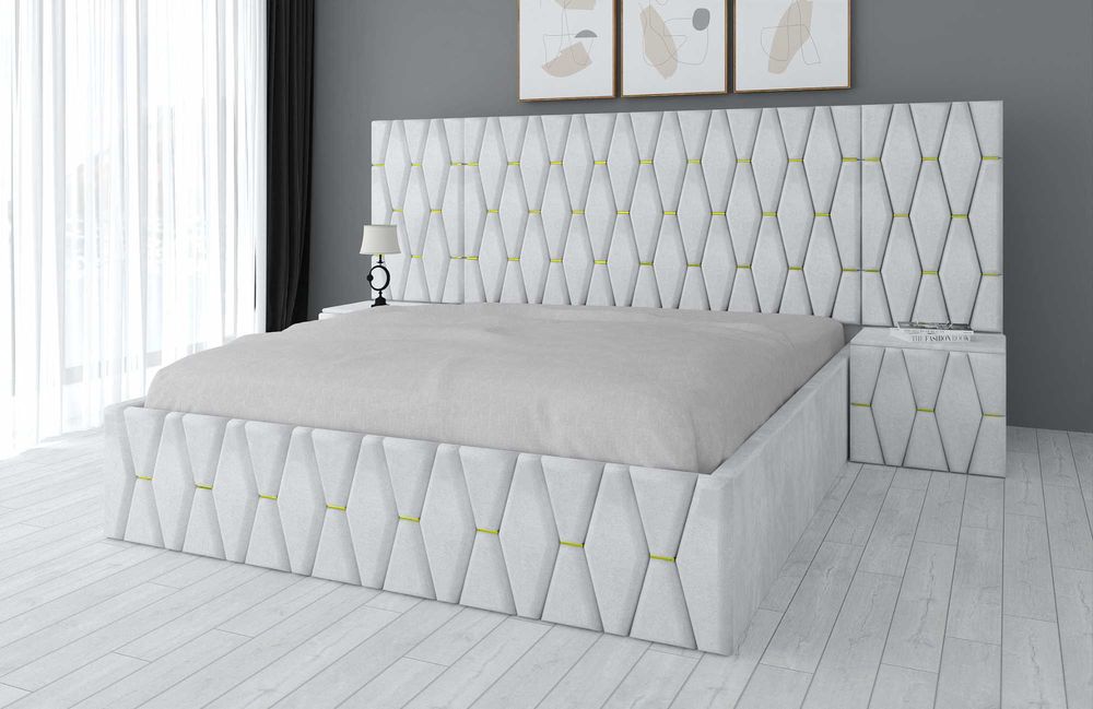 Paturi Tapitate Ieftine Gri Maro Verde Alb Negru Turcoaz Bej J19