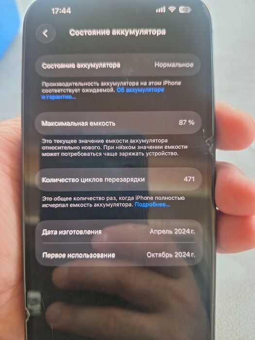 15 pro sotiladi xolati orta