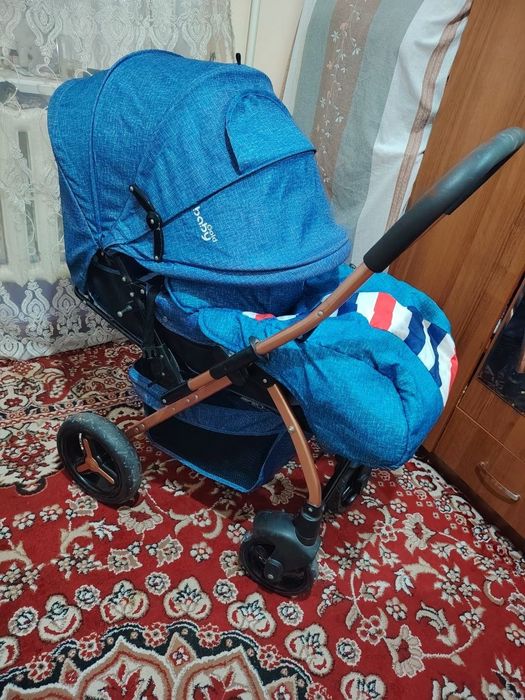 Bolalar kolyaskasi, qishki chixoli, korpachasi bilan