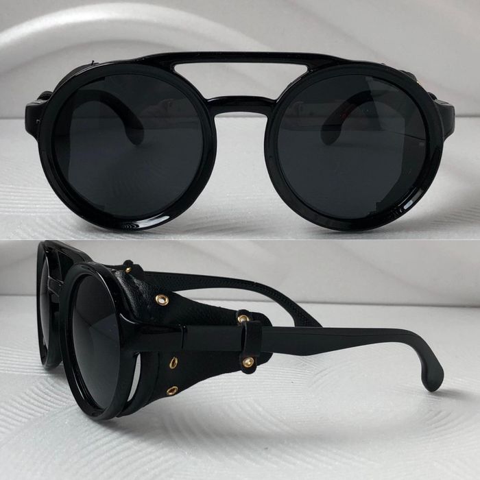 Мъжки слънчеви очила с кожа по  по модел на Carrera