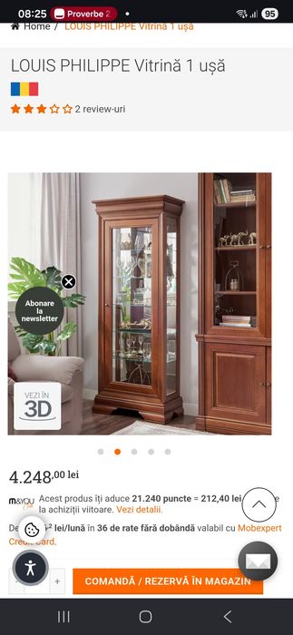 Mobila Mobexpert Louis Philippe