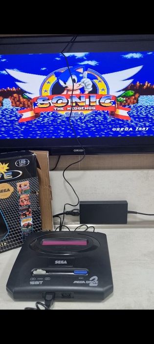 SEGA Mega drive 2 nou, + caseta Mega Evergenesis V3 nou