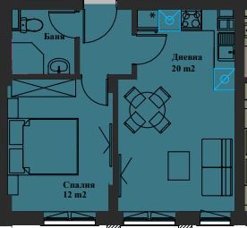 Продава се Двустаен апартамент в София, Банишора - 51 кв.м за 1500 €/кв.м - Снимка #3