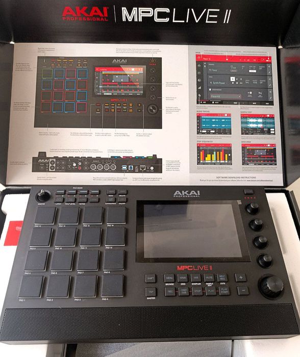 AKAI mpc live II автономный продакшн центр и семплер