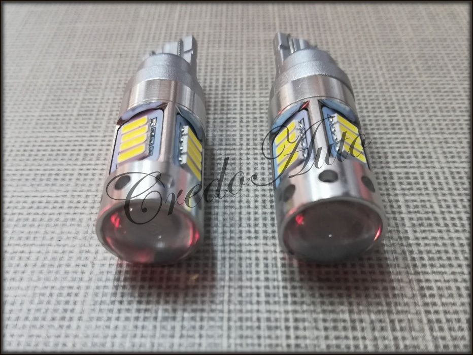 Ново!Мощни габарити с лупа Т10 7.5W Samsung LED чипове 600lm