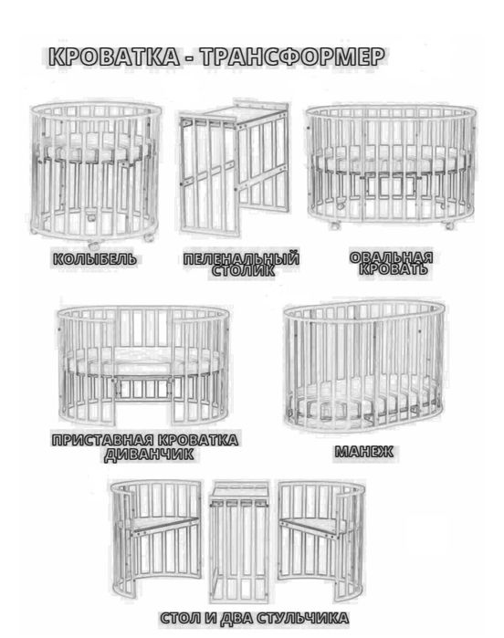 Кроватка, которая растёт вместе с ребёнком
