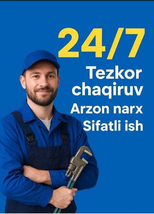 Santexnik xizmati 24/7 Сантехник хизмати