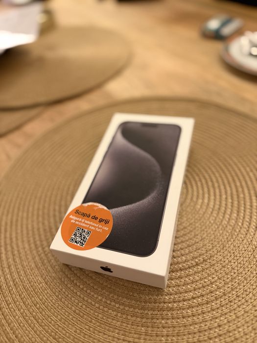 Iphone 15 Pro Max 1TB - NOU - Factura si Garantie 2 ani -Black Titaniu