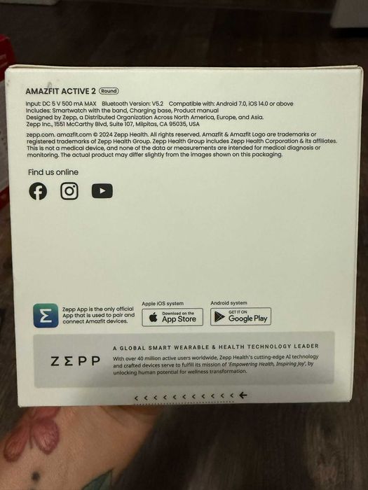 Amazfit active 2 premium 46 mm