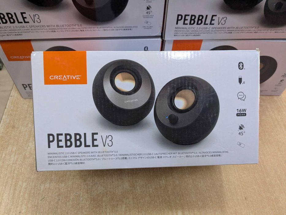 5 вида тонколони Creative PEBBLE PRO X PLUS Bluetooth Разопаковани Продукти с Гаранция