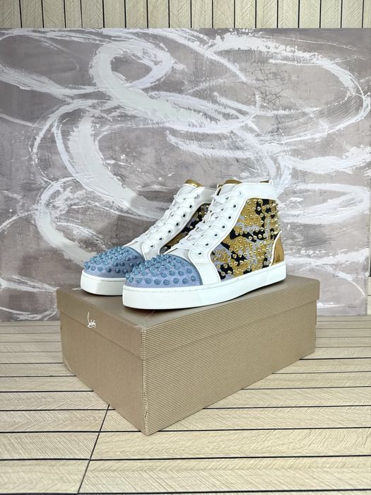 Christian Louboutin High Snake Steel