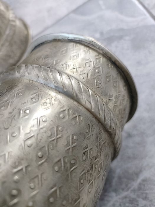 Halba sau set 2 halbe antice cu capac