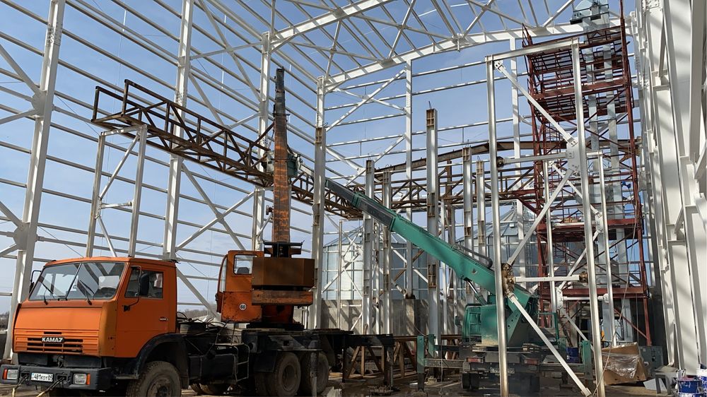 Монтаж метталоконструкций