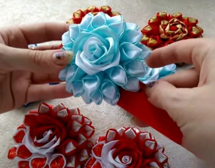 Бантики,  заколки, бутоньерки