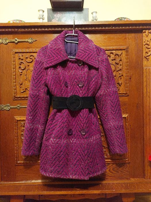 Haina noua minunata, stofa 100% lana, captuseala matlasata naturala