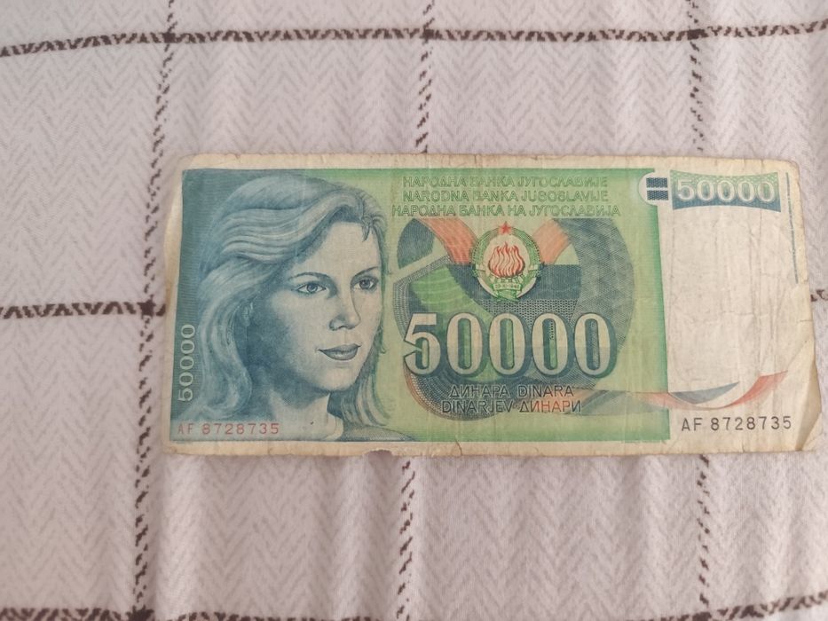 50.000 Dinara Jugoslavia