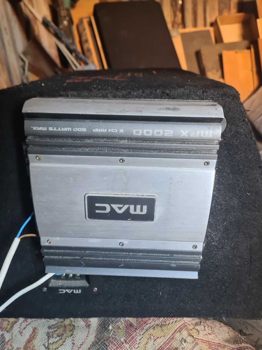 Vând tub de bass+stație