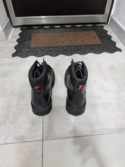 Ghete din piele naturala Tommy Jeans