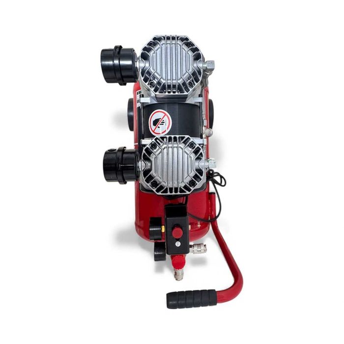 Безмаслен компресор за въздух Greenyard 24л/1100W/двуглав-обезшумен