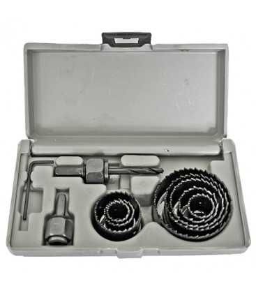 Set freze carote pentru gaurit lemn si rigips 11 piese