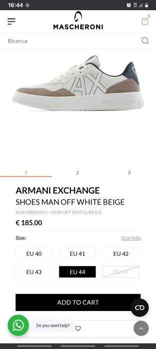 A/X  Armani Exchange shoes