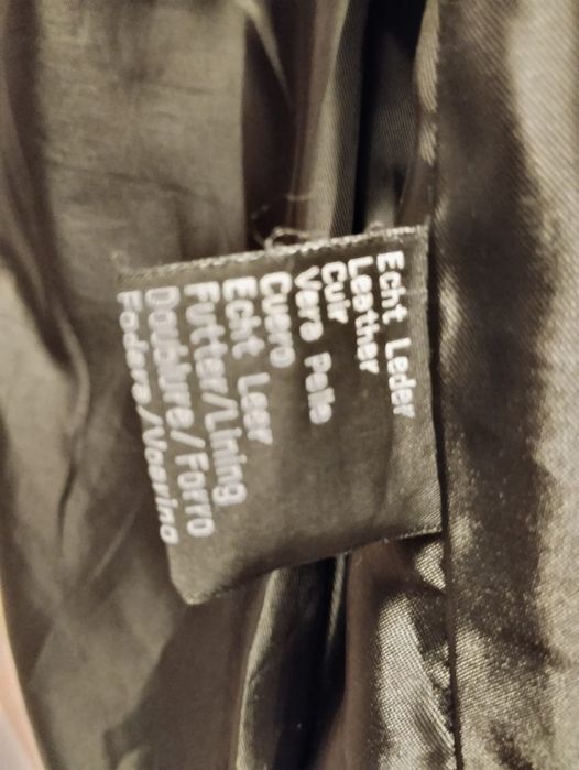 Haina palton din piele