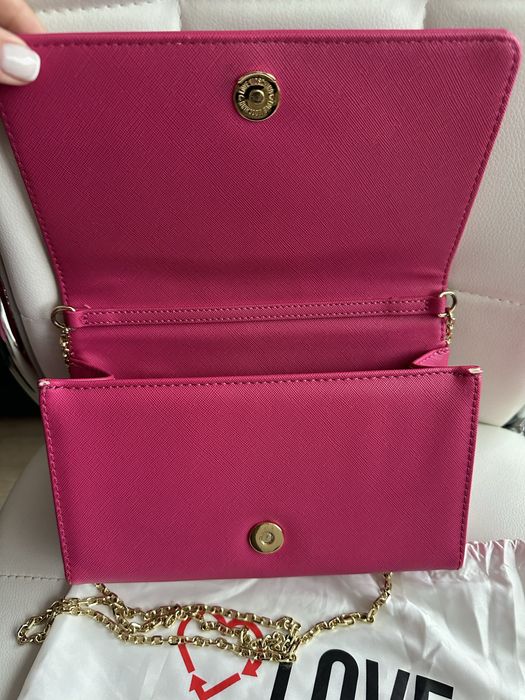 Розова чанта Love Moschino
