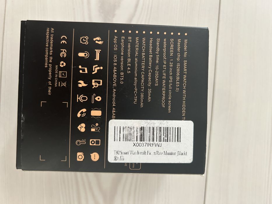 T92 Smartwatch cu casti Bluetooth integrate