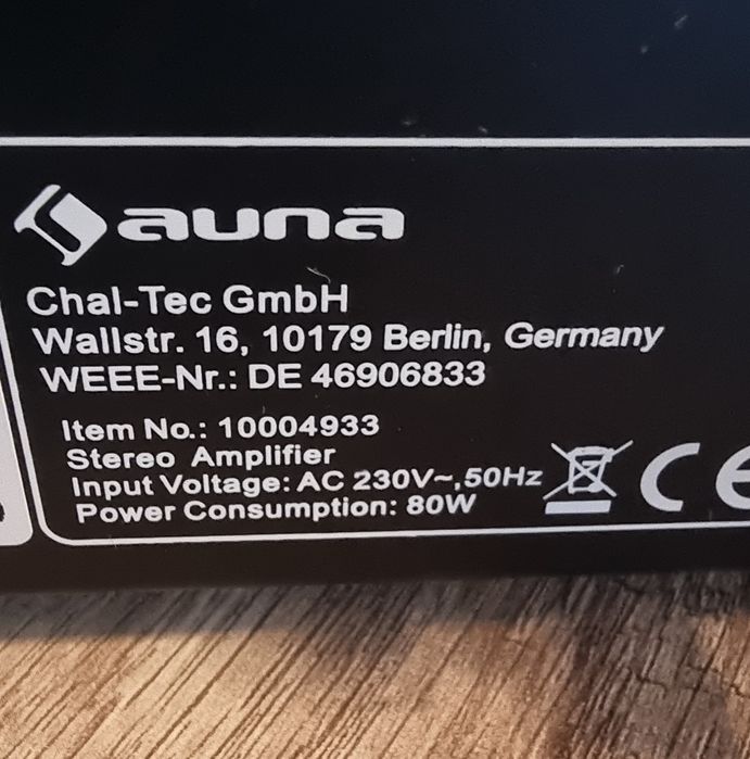 Стерио усилвател Auna 80w