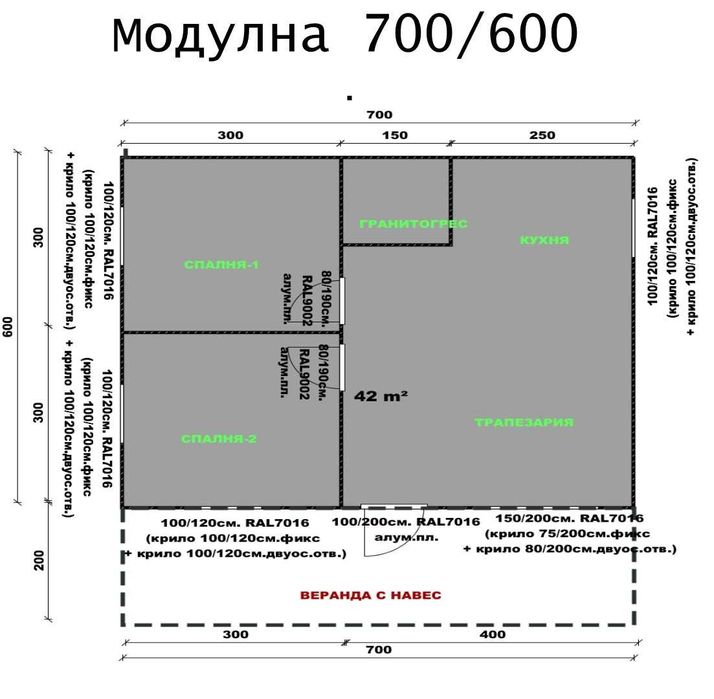 Продава се Къща в София, Люлин 1 - 42 кв.м за 482 €/кв.м - Снимка #2