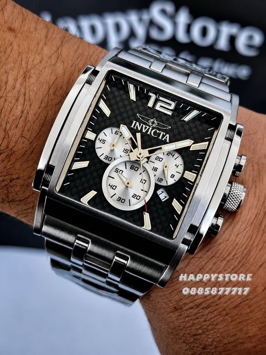 INVICTA Powertrain Silver 48 mm, Инвикта нов мъжки часовник