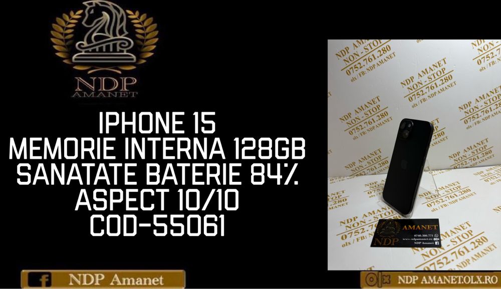 NDP Amanet Braila Iphone 15(55061)