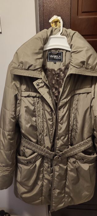 Jacheta dama de fâș îmblănită ,cu gluga detașabilă