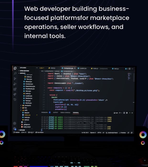 Realizez website uri, magazine online, aplicatii web si mobile