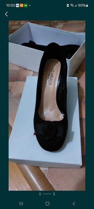 Туфли замшевые 36 размер