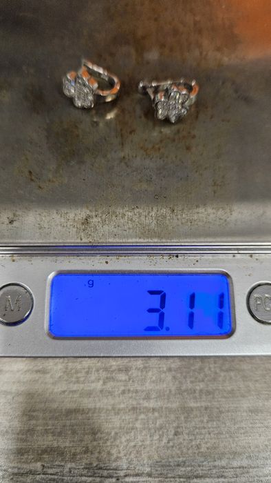 Детски сребърни обици