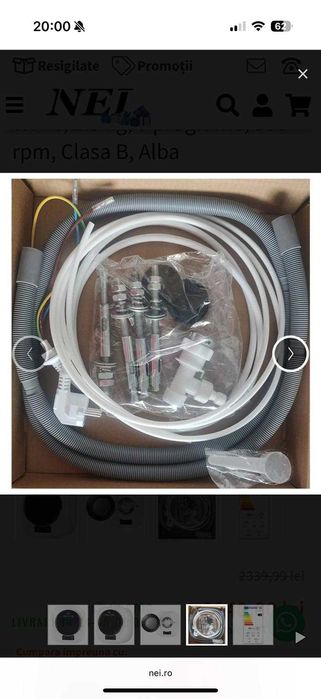 Mașină de spălat rufe NEI, 2.5 kg