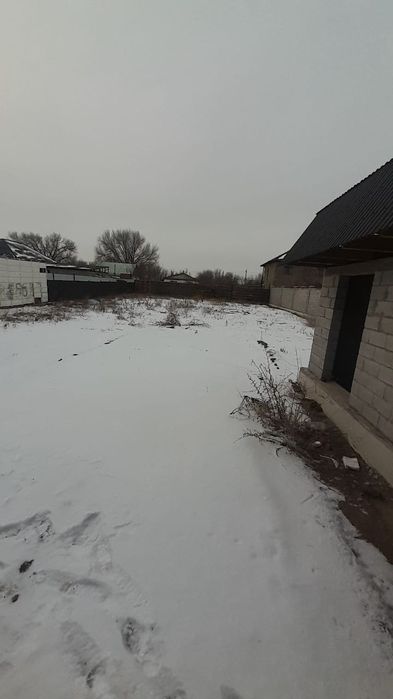 Участок огорожденный