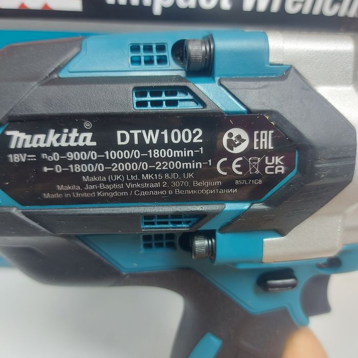 Акумулаторен ударен гайковерт Makita DTW1002Z