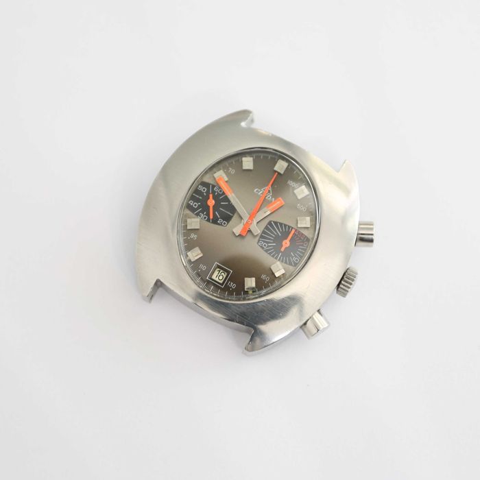 Cronograf vintage elvetian Swiss Clyda 40mm Valjoux 7734