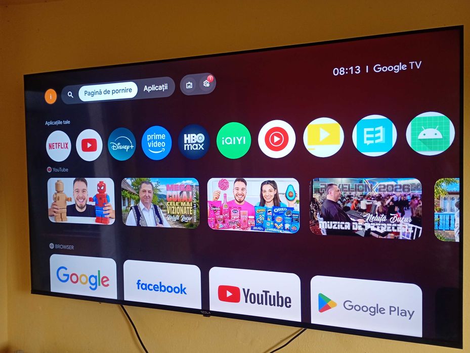 Smart TV 4k 165 cm  wifi Netflix YouTube Disney Bluetooth
