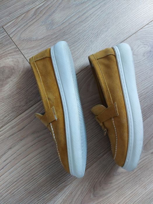 Pantofi mocasini piele întoarsă, marime 38