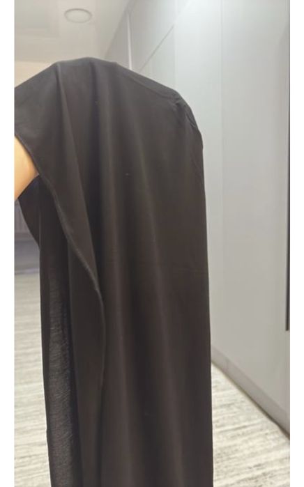 Шарф вискоза черный