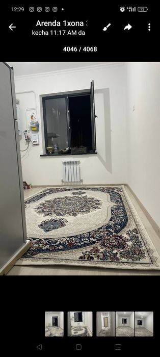 Sergeli yangi darxon 2xona 8etaj 16 etajli 350$