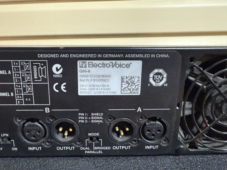 Electro voice Q66ll без ремонта