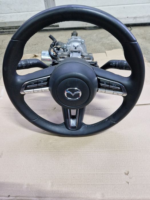 Volan piele în trei spițe fără padele Mazda 3 2020