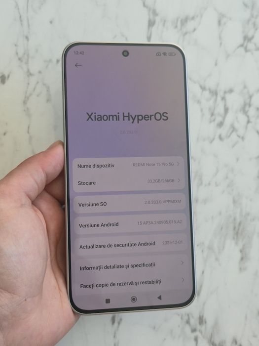 Vand/schimb Redmi Note 15 Pro 5G 256gb