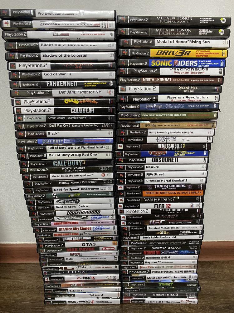 Новые Игры на Sony playstation 2 (сони пс2 / ps2): 1 000 тг. - Игры для ...