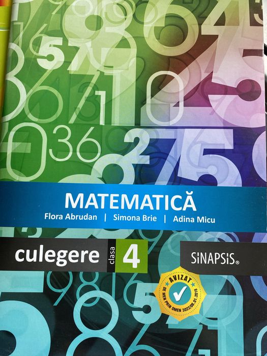 Caiet matematica clasa a patra